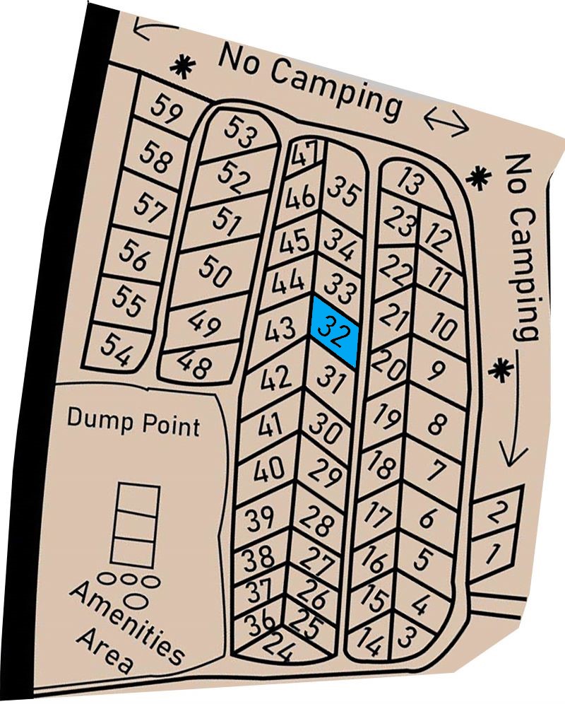 Allocated Lake Front Camp Location 32