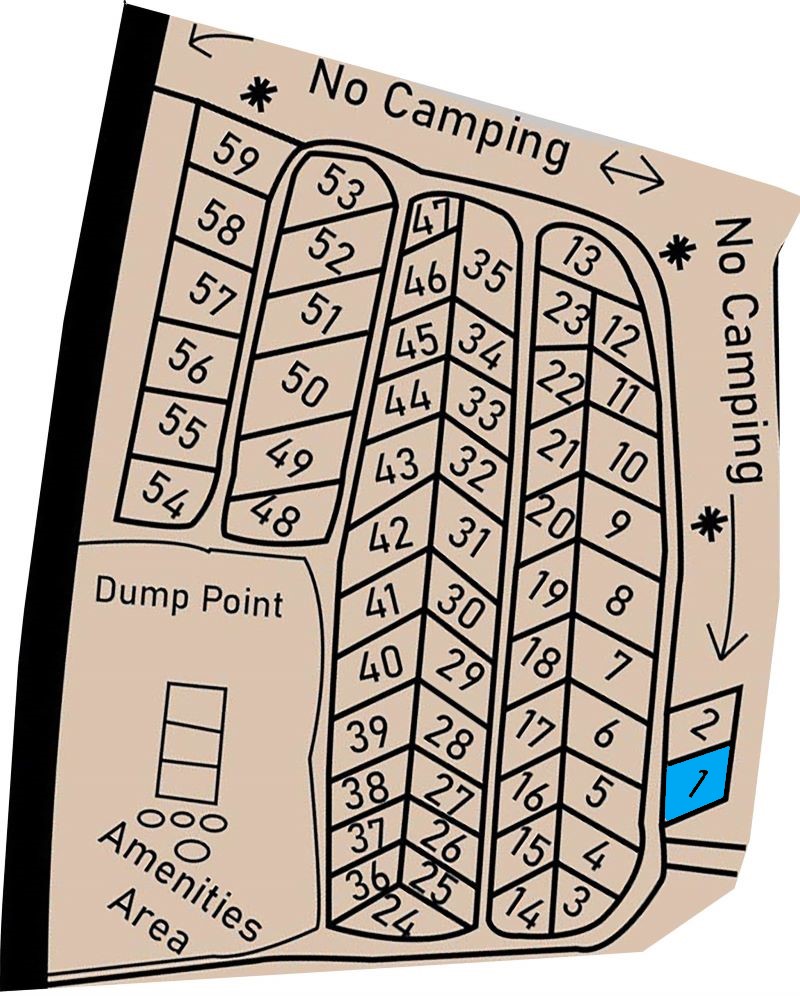 Allocated Lake Front Camp Location 1
