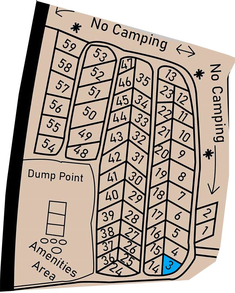 Allocated Lake Front Camp Location 3