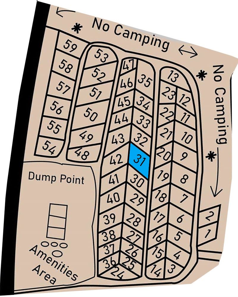 Allocated Lake Front Camp Location 31
