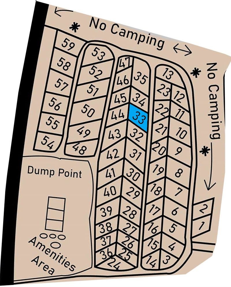 Allocated Lake Front Camp Location 33