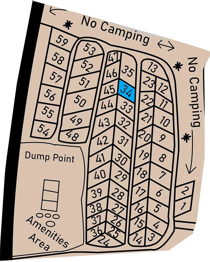 Allocated Lake Front Camp Location 34