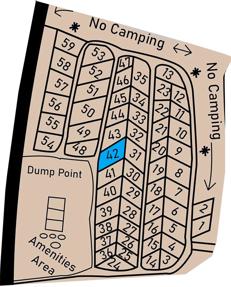 Allocated Lake Front Camp Location 42