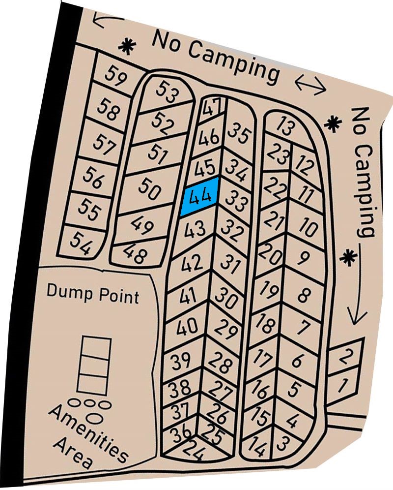 Allocated Lake Front Camp Location 44