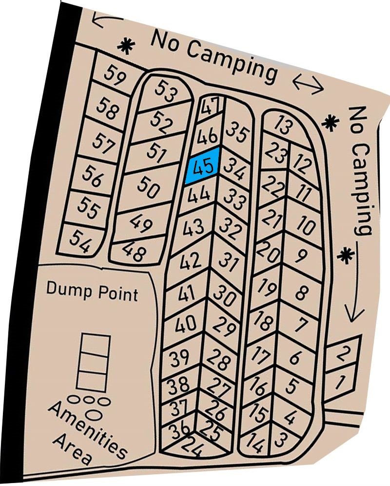 Allocated Lake Front Camp Location 45