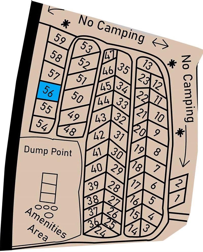Allocated Lake Front Camp Location 56