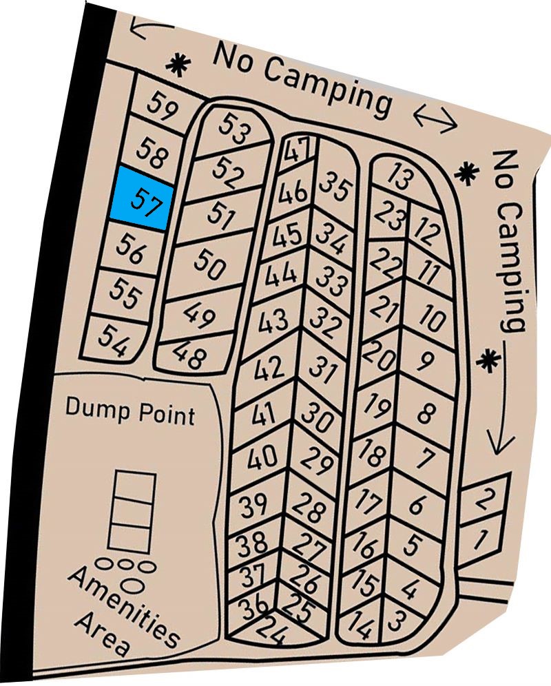 Allocated Lake Front Camp Location 57