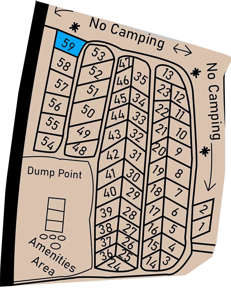 Allocated Lake Front Camp Location 59